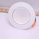 Luxrite Gimbal LED Recessed Lighting Dimmable 5CCT 60W Eqv 4" LR23233