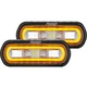 Rigid Industries SR-L Series Surface Mount LED Spreader Pair w/ Amber Halo -