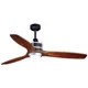 Vaxcel Lighting Curtiss 52 Curtiss 52" 3 Blade Indoor Ceiling Fan - Black