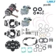LABLT Carburetor Cylinder Crank Gasket Kit For Yamaha Banshee 350 YFZ350 1987-06