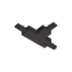 JUNO LIGHTING R25 BL T-Connector,Black,4 1/8in 45DN23