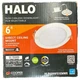 Halo Indoor/Outdoor Integrated LED Recessed Light Kit HLB6099FS1EMWR