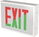 Lithonia TCE RG EL M4 Red/Green LED Exit Sign - Steel Housing - Chicago Rated
