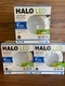 3 PACK Eaton Halo 4&rdquo; Recessed All-In-One LED 3000K Dimmable Indoor & Outdoor Wet