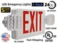 LED Exit Sign lamp & Emergency Light &ndash; Dual LED Lamp UL-94 Fire Resistance light