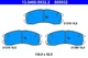 ATE Disc Brake Pad Set For MAZDA FORD USA 626 II III IV Probe I GJY1-33-28Z