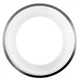 PHILIPS LIGHTOLIER D4A03 DECORATIVE ANGLED GLASS AND SATIN RING FOR 4" DOWNLIGHT