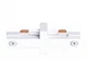 Juno Lighting R23 Wh Mini Straight Connector, White