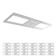 ASD New Construction Mounting Plate with Symmetric Square Hole - 3-4-6" Flat....