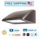 100W LED Full Cutoff Wall Pack 13400Lm 4000K Dark Bronze Outdoor Security SLG