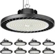ONLYLUX 8 Pack 200W UFO LED High Bay Lights 30000LM 6500K Plug #R031