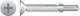 Phillips Flat Head Reamer w/Wings, Zinc, 10-16 x 1-5/8, #3 Point, Box of 100 Phillips Flat Head Reamer w/Wings, Zinc, 10-16 x 1-5/8, #3 Point, Box of 100