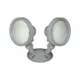 NEW VLL2RGO Philips Chloride 2- 1W Dual Remote LED Lamp Light Head Outdoor Grey