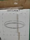 Lightolier S7R827K10 7" Round Surface Mount Matte White Fixture/ wet locations.