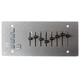 PHILIPS DYNALITE DPN951F8-SSS DNS SERIES USER CONTROL PANEL / INTERFACE PANEL