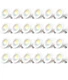 Amico 24 Pack 5/6 inch 5CCT LED Recessed Lighting, Dimmable, 6 Inch, White 