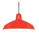 SATCO NUVO LIGHTING RED FINISH WAREHOUSE SHADE HANGING LIGHT SF76-663 NIB