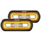 Rigid 53123 SR-L Series Wide Drive Multicolor Rectangle LED Lights Pair Kit Set