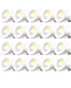 Amico 5/6 inch 5CCT LED Recessed Lighting 20 Pack, Dimmable, IC Rated, 12.5W=...