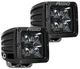 RIGID Industries Pair Midnight Edition Pro LED Pod Spot Lights D-Series Dually