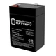 ML4-6 - 6-Volt 4.5AH Replacement for Lithonia ELB06042 Battery plus 6-Volt Charg