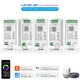 2.4G Tuya WiFi Smart LED Controller 12-24V CCT RGB RGBW Dimmer LED Light Strip