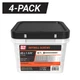4-Pack #6 X 1-5/8 In. #2 Phillips Bugle Head Coarse Thread Sharp Point Drywall S 4-Pack #6 X 1-5/8 In. #2 Phillips Bugle Head Coarse Thread Sharp Point Drywall S