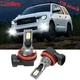 2Pcs 110W Super White LED Fog Light Bulbs for Toyota RAV4 4Runner Tundra Tacoma