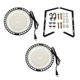 2Pcs UFO LED High Bay Light 150W 5000K Commercial Industrial Factory Shop Lights