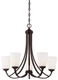 Minka Lavery 4965-284 Overland Park 5 Light 26"W Vantage - Bronze