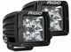 RIGID D SERIES PRO SPOT MIDNIGHT SURFACE MOUNT PAIR (set of 2) 202213BLK - NEW