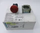 2x Siemens Indicator Light 3SB3 501-6BA20 Red Round Metal Holder 3SB3501-6BA20