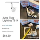 Juno T614 WH TRAC-MASTER Avant Garde Track Light Head WHITE bulb PAR30 Ret $84