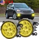 2PCS yellow Front Bumper Fog Light Driving Lamps For Honda CR-Z 2015-2016 110W