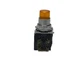 USED Eaton Cutler-Hammer 120V 1NC 1NO Illuminated Amber Push Button 10250T76A