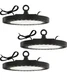 [3 Pack] Sunco UFO LED High Bay Light, Plug & Play, 4000K Cool White 150W 19500