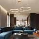 Ring Chandelier Pendant Light LED Ceiling Light Fixture Hanging LED Lamp 110W