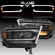 VLAND Full LED Reflector Headlights For 2019-2023 Dodge RAM 1500 Sequential Sets