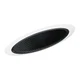 Juno Lighting RcssdDwnltTrim,6in,Wht/Blk,Baffle,Srs604 604 BWH Juno Lighting 604