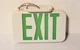 Lithonia Lighting Green and Off White EXIT Sign (Plastic) 