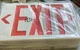 Compact LED Exit Sign Red w/ Battery Back-up - 120/277V - 3W - TCP-22743