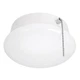 ETI 3.58 in. H X 7 in. W X 7 in. L White LED Ceiling Spin Light