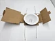 (QTY 2) Cooper Lighting Portfolio 4LBPS1MW 4" LED Round Trim Matte White Flanged