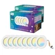 Philips 5/6" 5CCT LED Retrofit Downlight 8 Ct Multi Pack Recessed Can Light Kit.