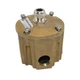 KIM LIGHTING JBR-21 1/2" & 3/4" NPT BRASS ARCHITECTURAL JUNCTION BOX + CONNECTOR