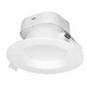 Satco 4 In. Direct Wired IC Rated White 3000K LED Recessed Light Kit S39012