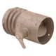 Crushproof MOC50D 5" Outside Venting Duct Hose Connector w Damper