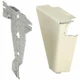 Wiremold V5715 Raceway Metallic Tee Fitting Steel Cable Raceway 2-1/2", Ivory