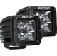 Rigid Lighting 202213BLK D-Series (Dually) Midnight Edition FOG LIGHTS