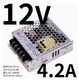 1PC NEW MEAN WELL Power supply LRS-50-12 12V 4.2A 50.4W #LL